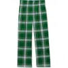 Lands' End Kids Flannel Pajama Pants In Green