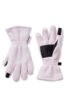 Lands' End Kids Fleece Gloves In Pink
