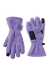 Lands' End Kids Fleece Gloves In Purple