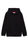Lands' End Kids Fleece Pullover Hoodie In Black