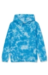 Lands' End Kids Fleece Pullover Hoodie In Blue
