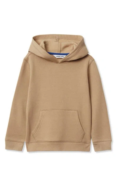 Lands' End Kids Fleece Pullover Hoodie In Neutral