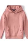 Lands' End Kids Fleece Pullover Hoodie In Dusty Rose