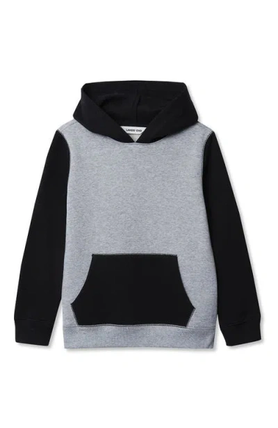 Lands' End Kids Fleece Pullover Hoodie In Multi