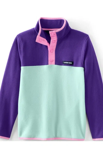 LANDS' END LANDS' END KIDS FLEECE QUARTER ZIP 