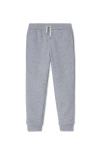 Lands' End Kids Husky High Pile Fleece Lined Jogger Sweatpants In Gray