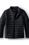 Lands' End Kids Insulated Down Alternative Thermoplume Jacket In Black