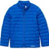 Lands' End Kids Insulated Down Alternative Thermoplume Jacket In Blue