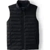 Lands' End Kids Insulated Down Alternative Thermoplume Vest In Black