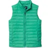 Lands' End Kids Insulated Down Alternative Thermoplume Vest In Green