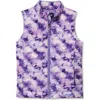 Lands' End Kids Insulated Down Alternative Thermoplume Vest In Purple