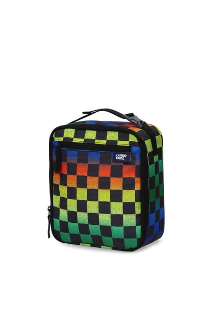 Lands' End Kids Insulated Ez Wipe Printed Lunch Box In Multi