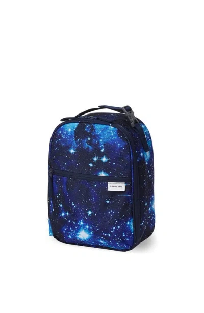 Lands' End Kids Insulated Soft Sided Lunch Box In Blue