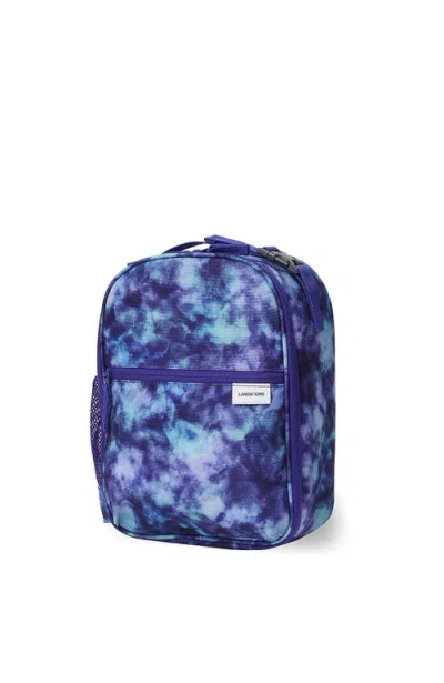 Lands' End Kids Insulated Soft Sided Lunch Box In Purple