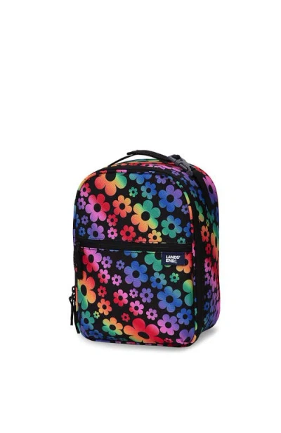 Lands' End Kids Insulated Soft Sided Lunch Box In Multi