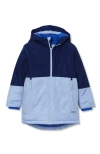 Lands' End Kids Insulated Water Resistant Activity Jacket In Blue