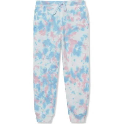 Lands' End Kids Iron Knee Fleece Jogger Sweatpants In Blue