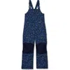 Lands' End Kids Iron Knee Insulated Winter Snow Bibs In Blue