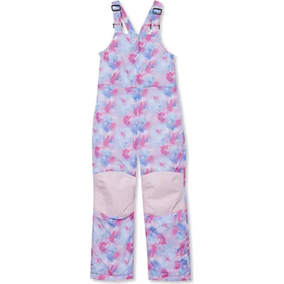 Lands' End Kids Iron Knee Insulated Winter Snow Bibs In Multi