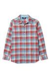 Lands' End Kids Long Sleeve Flannel Shirt In Multi