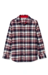 Lands' End Kids Long Sleeve Flannel Shirt In Multi