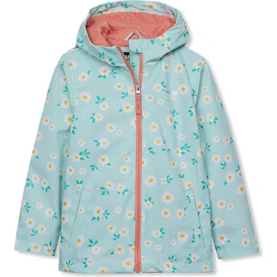Lands' End Kids Magic Print Rain Jacket In Blue