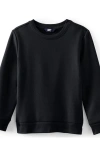 Lands' End Kids Novelty Fleece Crewneck Sweatshirt In Black