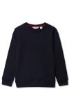 Lands' End Kids Novelty Fleece Crewneck Sweatshirt In Blue
