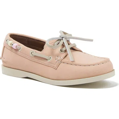 Lands' End Kids Seaport Classic Boat Shoes In Multi