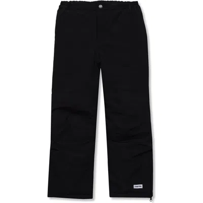 Lands' End Kids Slim Squall Waterproof Insulated Iron Knee Winter Snow Pants In Black