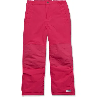 Lands' End Kids Slim Squall Waterproof Insulated Iron Knee Winter Snow Pants In Pink