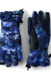 Lands' End Kids Squall Gloves In Blue Galaxy Cosmos