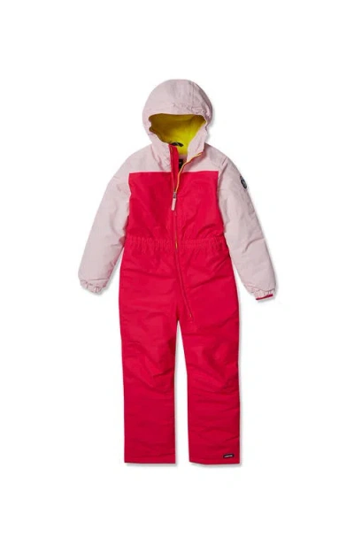 Lands' End Kids Squall Iron Knee Waterproof Winter Snow Suit In Red