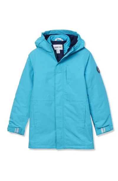 Lands' End Kids Squall Waterproof Insulated 3 In Blue