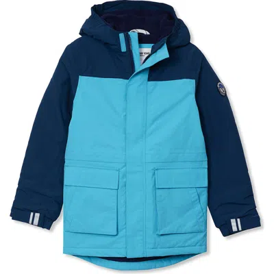 Lands' End Babies'  Kids Squall Waterproof Insulated Winter Parka In Blue