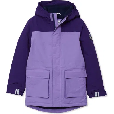 Lands' End Babies'  Kids Squall Waterproof Insulated Winter Parka In Purple