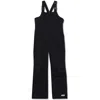 Lands' End Babies'  Kids Squall Waterproof Iron Knee Bib Snow Pants In Black