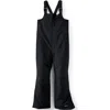 Lands' End Kids Squall Waterproof Iron Knee Bib Snow Pants In Black