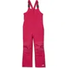 Lands' End Babies'  Kids Squall Waterproof Iron Knee Bib Snow Pants In Red