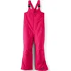 Lands' End Kids Squall Waterproof Iron Knee Bib Snow Pants In Rhubarb