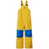 Lands' End Babies'  Kids Squall Waterproof Iron Knee Bib Snow Pants In Yellow