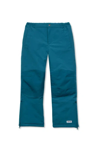 Lands' End Kids Squall Waterproof Iron Knee Winter Snow Pants In Blue