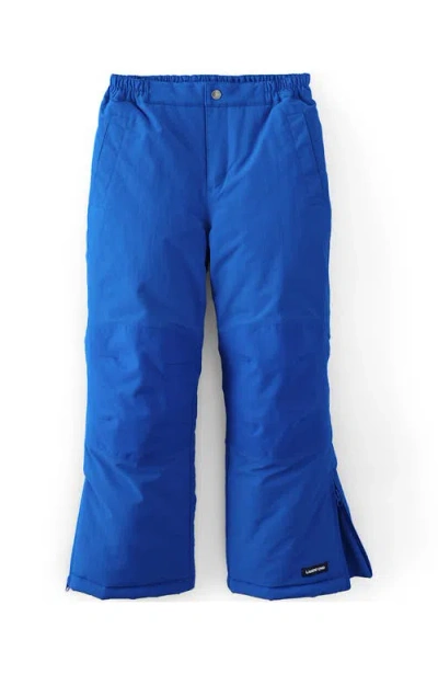 Lands' End Kids Squall Waterproof Iron Knee Winter Snow Pants In Nautical Blue