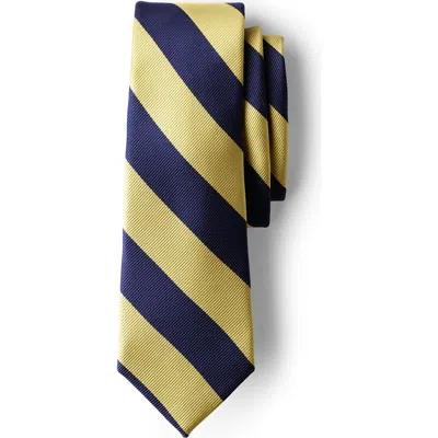 Lands' End Kids Stripe To Be Tied Tie In Gold
