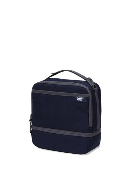 Lands' End Kids Techpack Lunch Box In Classic Navy