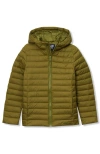 Lands' End Kids Thermoplume Packable Hooded Jacket In Green