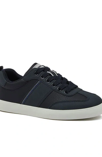 Lands' End Kids Tribeca Low Top Sneaker In Black