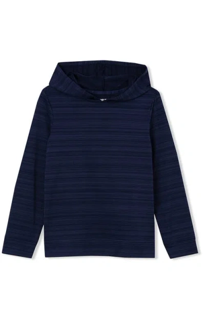 Lands' End Kids Upf 50 Sun Protection Hoodie In Deep Sea Navy
