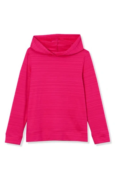 Lands' End Kids Upf 50 Sun Protection Hoodie In Pink