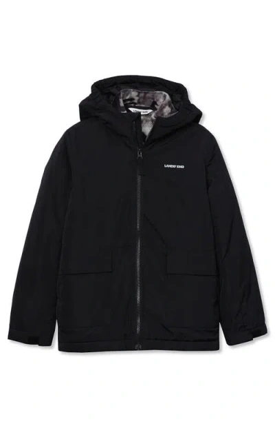 Lands' End Kids Water Resistant Insulated 3 In Black